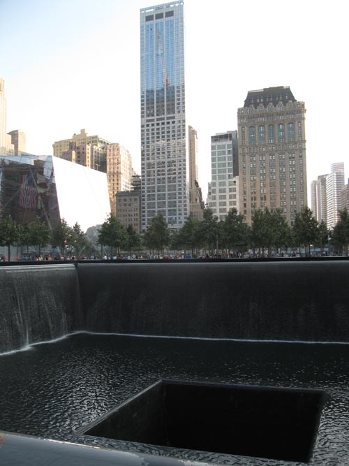North Pool, September 11 Memorial, World Trade Center, Financial District, Lower Manhattan, September 12, 2011