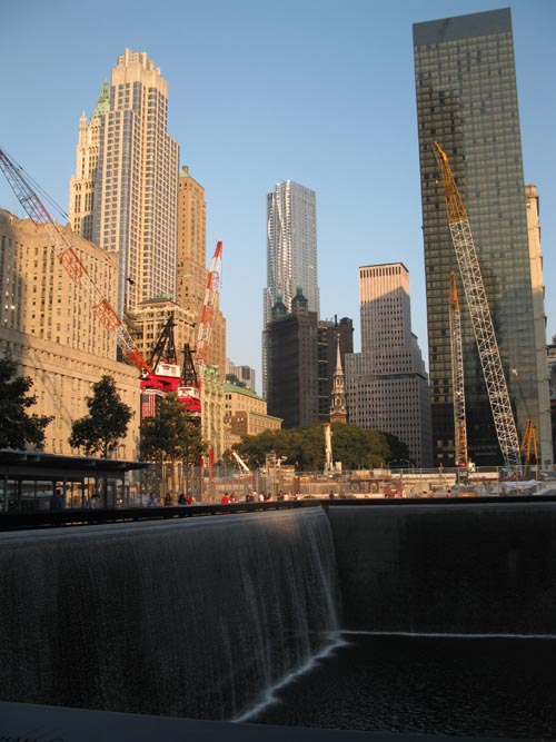 North Pool, September 11 Memorial, World Trade Center, Financial District, Lower Manhattan, September 12, 2011