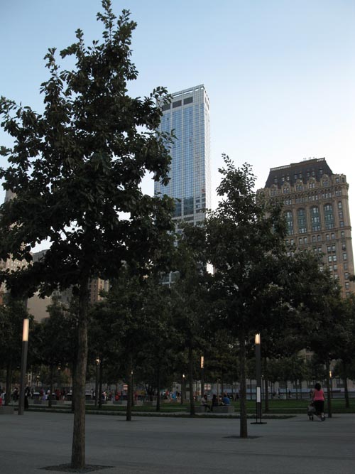Memorial Plaza, September 11 Memorial, World Trade Center, Financial District, Lower Manhattan, September 12, 2011
