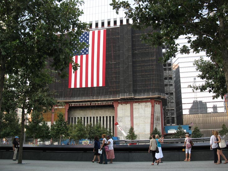 North Pool, September 11 Memorial, World Trade Center, Financial District, Lower Manhattan, September 12, 2011