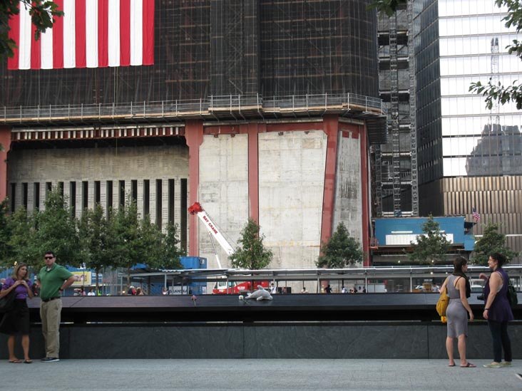 North Pool, September 11 Memorial, World Trade Center, Financial District, Lower Manhattan, September 12, 2011