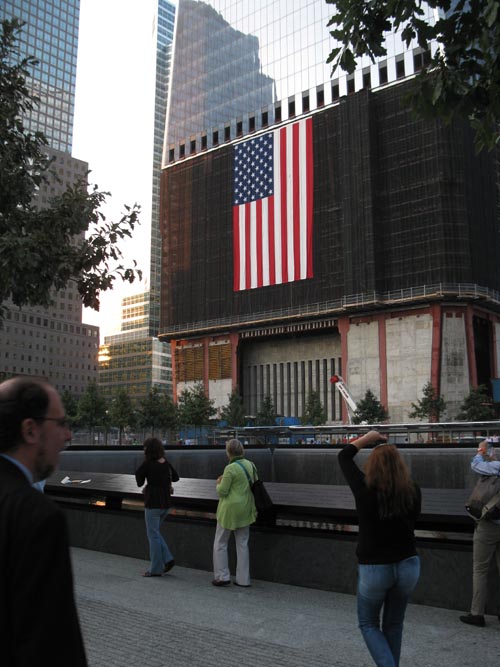 North Pool, September 11 Memorial, World Trade Center, Financial District, Lower Manhattan, September 12, 2011