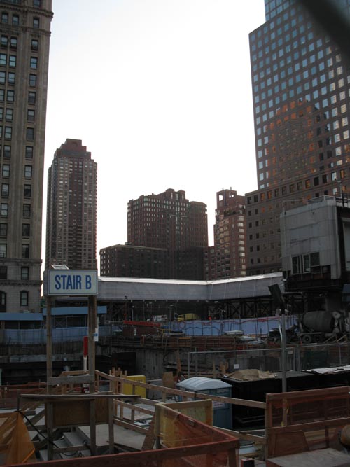 World Trade Center Site Construction, September 11 Memorial, World Trade Center, Financial District, Lower Manhattan, September 12, 2011