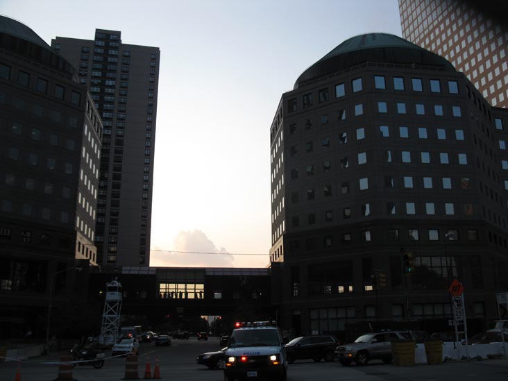 World Financial Center From September 11 Memorial, World Trade Center, Financial District, Lower Manhattan, September 12, 2011