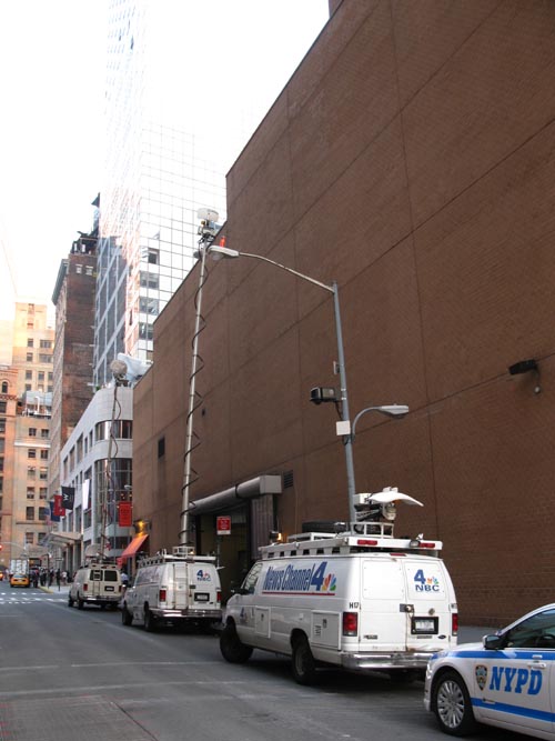 Albany Street Outside September 11 Memorial, World Trade Center, Financial District, Lower Manhattan, September 12, 2011