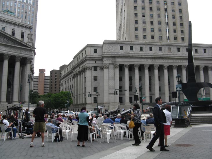 Thomas Paine Commemoration/Park Rededication, Foley Square, Lower Manhattan, June 8, 2009