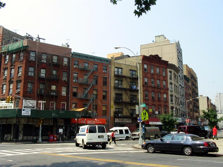Essex Street and Canal Street, Across From Seward Park, Lower East Side, Manhattan
