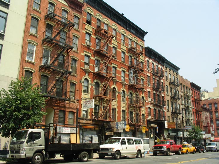 West Side of Essex Street Between Canal and Hester Streets, Across From Seward Park, Lower East Side, Manhattan