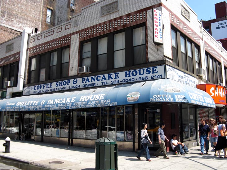 Landmark Coffee Shop, 158 Grand Street at Centre Street, NW Corner, Lower Manhattan