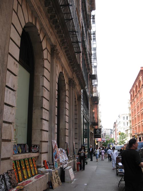 South Side of Prince Street Between Broadway and Mercer Street, SoHo, Lower Manhattan