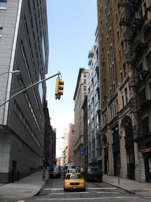 Looking West Down Franklin Street From Lafayette Street, Lower Manhattan, August 8, 2011