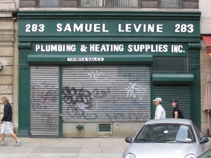 Samuel Levine Plumbing & Heating Supplies, 283 West Broadway, Tribeca, Lower Manhattan