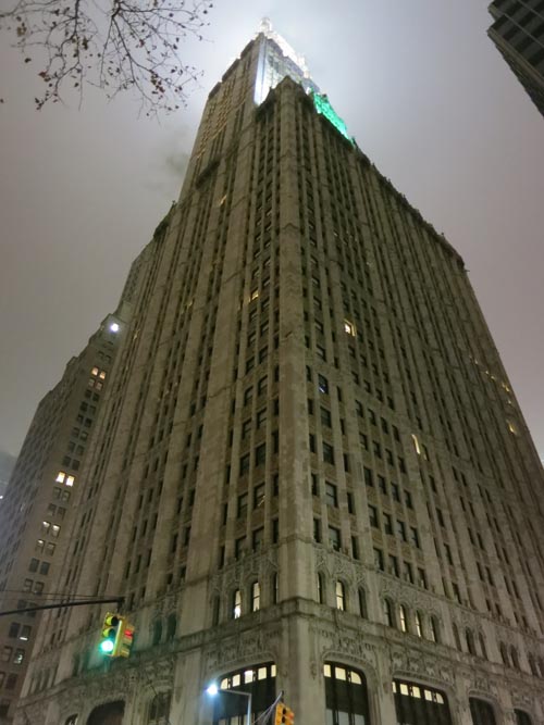 Woolworth Building, 233 Broadway, Lower Manhattan, December 8, 2012
