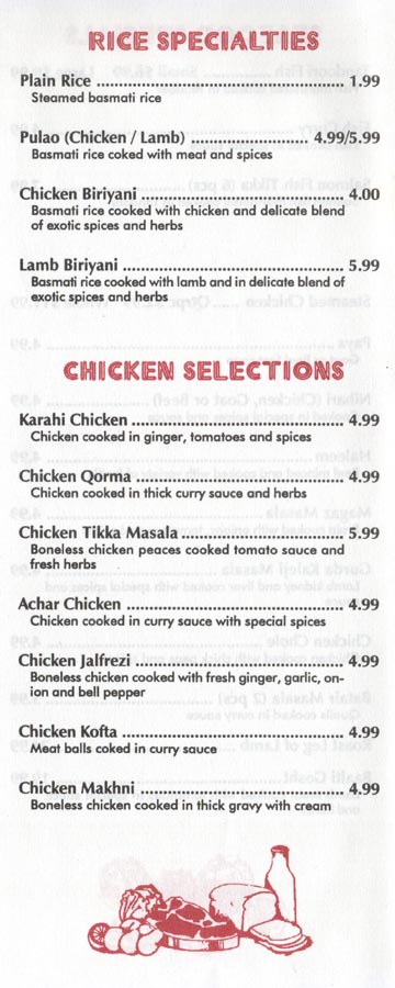 Haandi Rice Specialties and Chicken Selections
