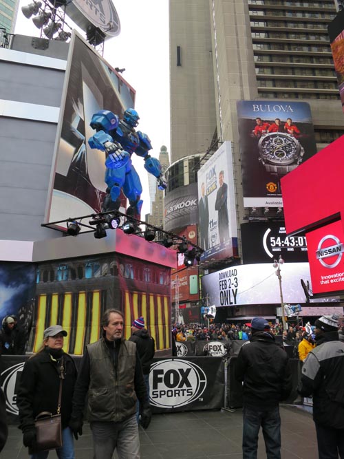 Super Bowl Boulevard, Duffy Square, Times Square, Midtown Manhattan, January 31, 2014