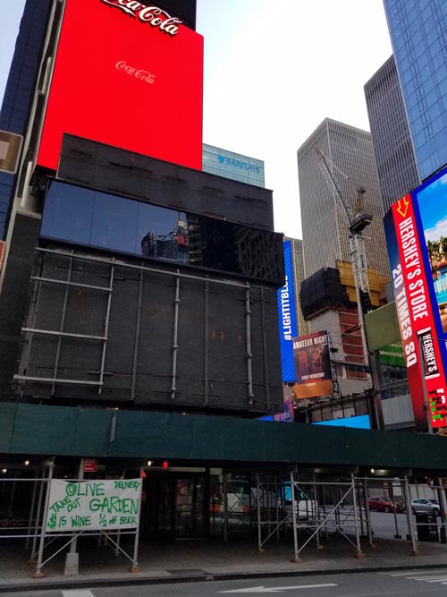 Times Square, Midtown Manhattan, May 7, 2020, 8:55 a.m.