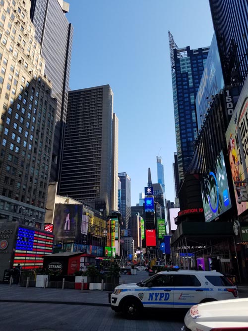 Times Square, Midtown Manhattan, May 7, 2020, 9:02 a.m.