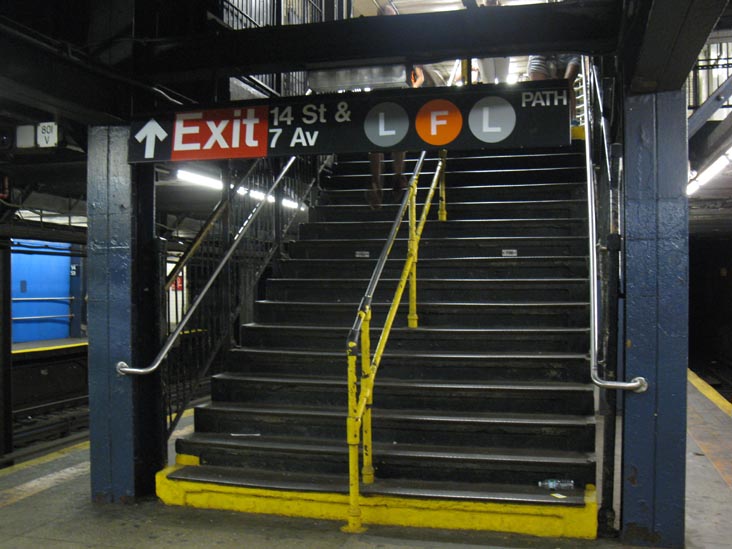 14 Street F-M-L-1-2-3 Subway Station, Midtown Manhattan, June 27, 2010