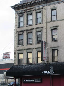 Hotel Chelsea Inn, 184 Eleventh Avenue at West 23rd Street and Privilege New York, 565 West 23rd Street, Chelsea, Manhattan