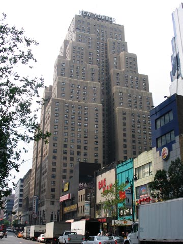 New Yorker Hotel, 481 Eighth Avenue at 34th Street, Midtown Manhattan