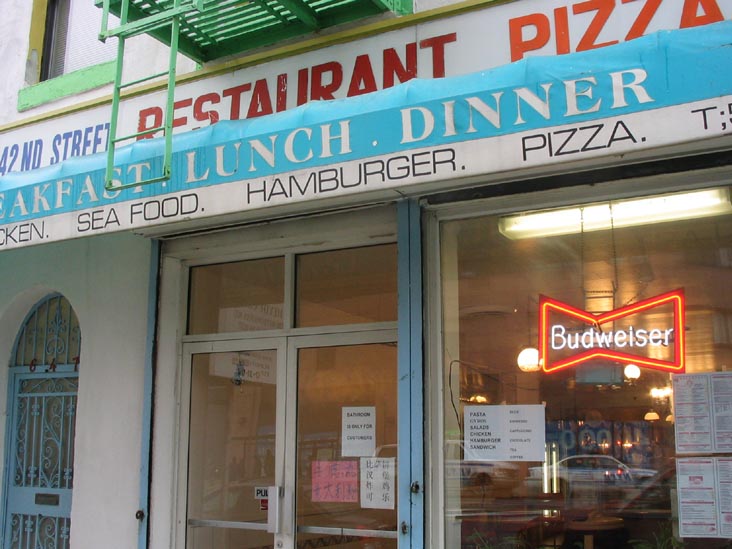 42nd Street Restaurant Pizza, Midtown Manhattan