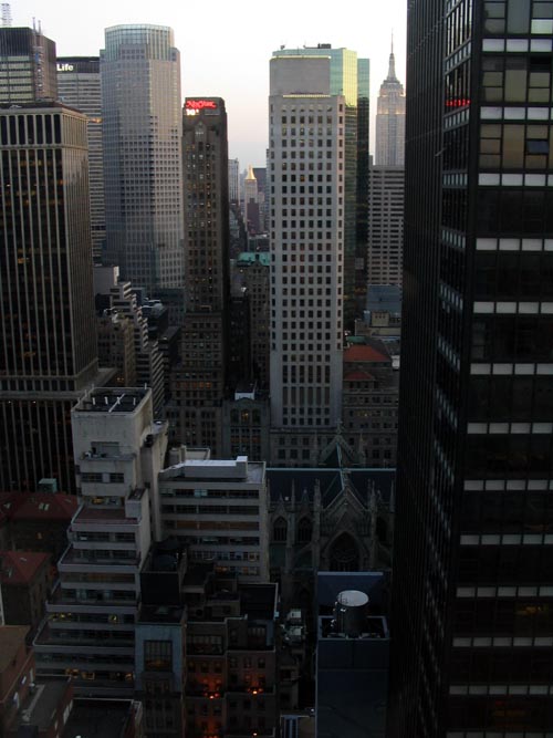 View From 34th Floor, 520 Madison Avenue, Midtown Manhattan
