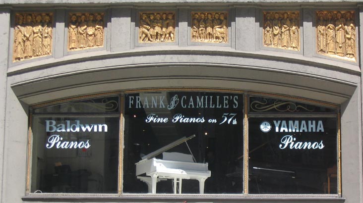 Frank and Camille's Fine Pianos, 29 West 57th Street, Midtown Manhattan