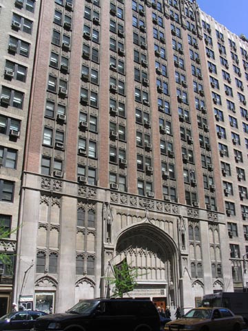 Calvary Baptist Church, 123 West 57th Street, Midtown Manhattan
