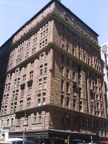 Osborne Apartments, Seventh Avenue and 57th Street, NW Corner, Midtown Manhattan