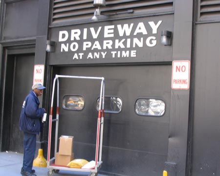 Driveway, South Side of 57th Street Between Seventh Avenue and Broadway, Midtown Manhattan