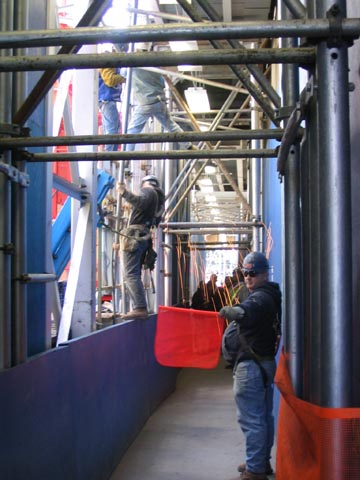 Construction, Eighth Avenue and 57th Street, SW Corner, Midtown Manhattan