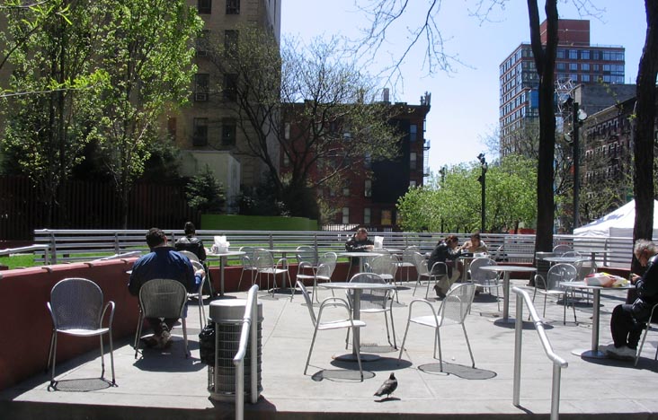 Balsley Park, Ninth Avenue and 57th Street, SE Corner, Midtown Manhattan