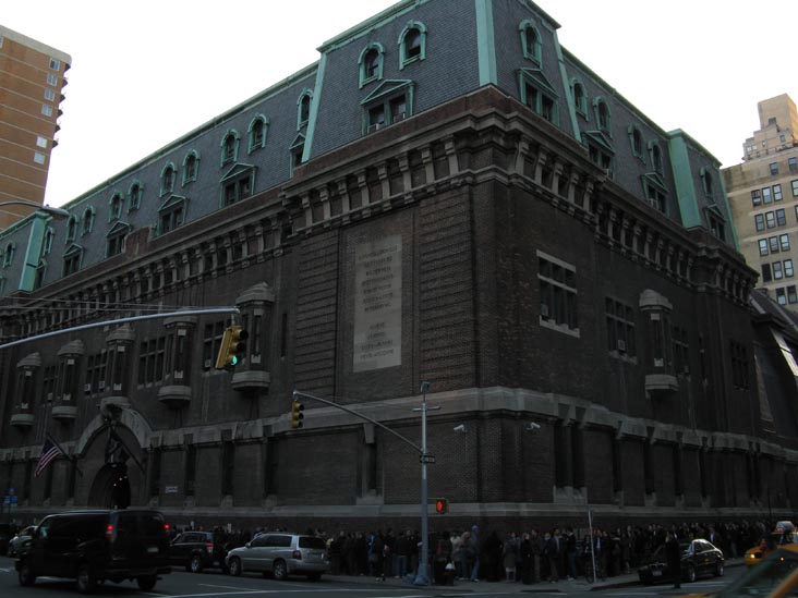 69th Regiment Armory, 26th Street and Lexington Avenue, SW Corner, Midtown Manhattan