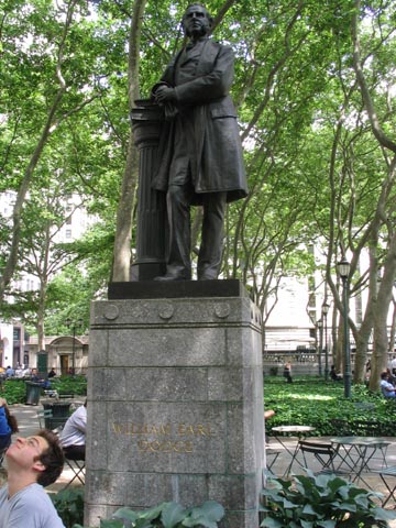 William Earl Dodge Statue, Bryant Park, Midtown Manhattan