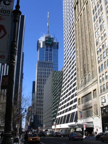 West 42nd Street: Grace Building, Four Times Square, Midtown Manhattan