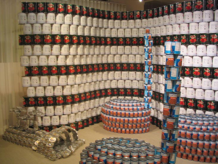 STV Incorporated's "Playing the Blues for Louisiana" Entry, Canstruction 2005