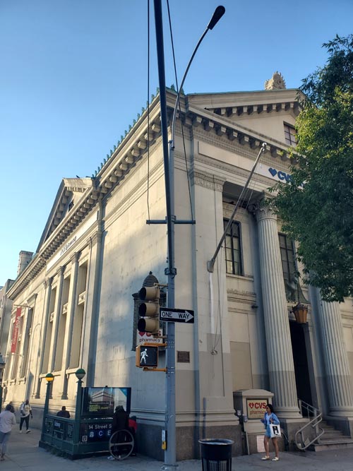 New York Savings Bank Building, 81 Eighth Avenue, Chelsea, Manhattan, August 23, 2025