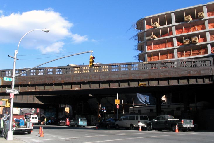 Tenth Avenue and 16th Street, Looking North, Chelsea, Manhattan, January 31, 2007