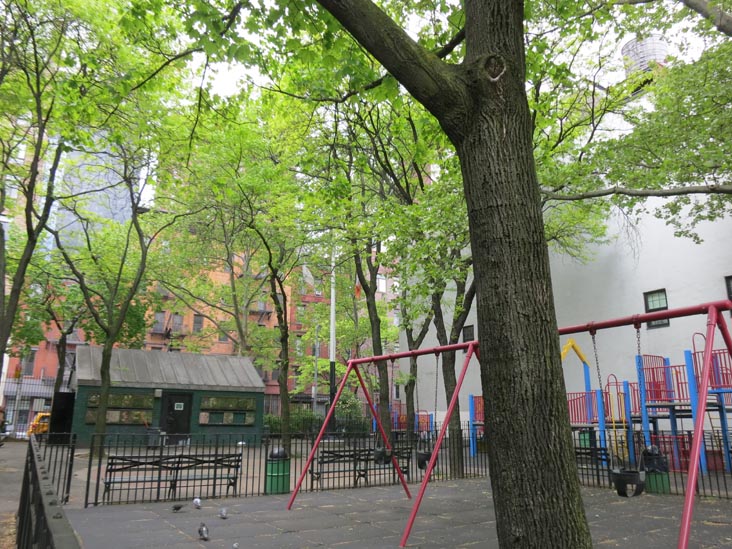 Matthews-Palmer Playground, 45th Street Between Ninth and Tenth Avenues, Clinton-Hell's Kitchen, Manhattan, April 27, 2012