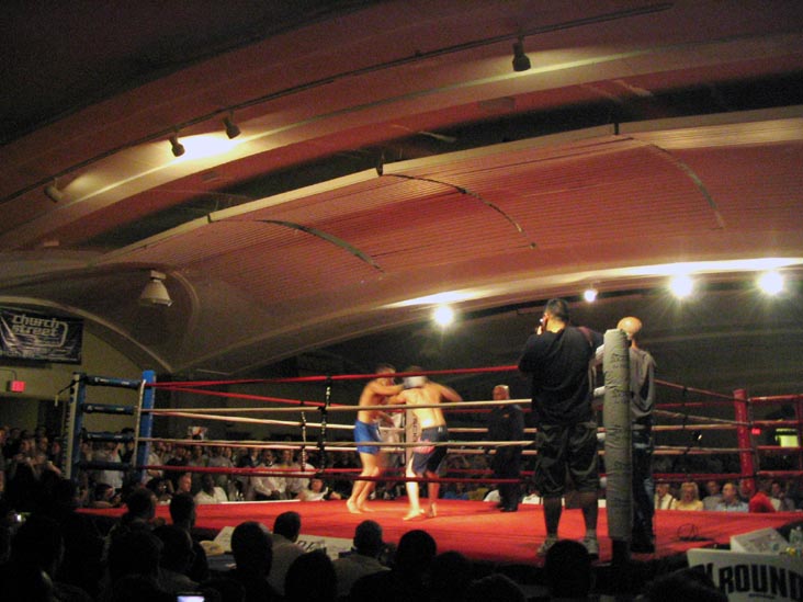 Muay Thai Boxing, Friday Night Fights, St. Paul the Apostle Church, Columbus Avenue and 60th Street, Manhattan, June 8, 2007