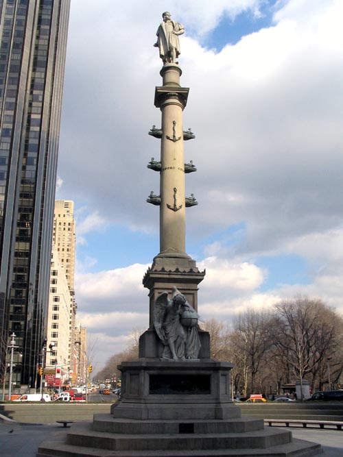 Columbus Monument, Columbus Circle, Midtown Manhattan, January 30, 2007