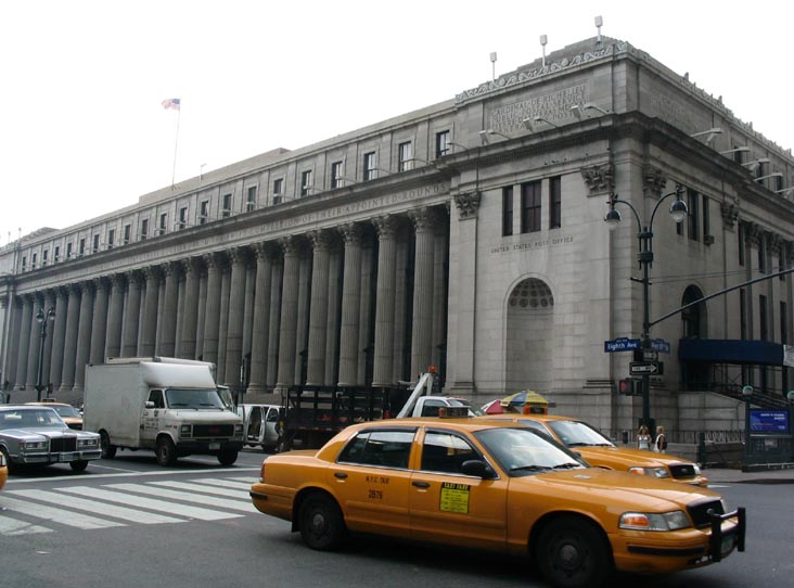 James A. Farley Post Office, Eighth Avenue and 33rd Street, Midtown Manhattan