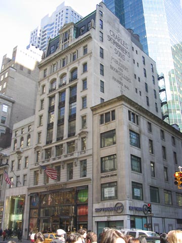 Scribner & Sons Building at 597 Fifth Avenue, Midtown Manhattan