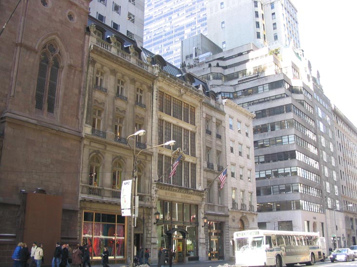 Henri Bendel (712 Fifth), Harry Winston (718 Fifth) storefronts, Midtown Manhattan