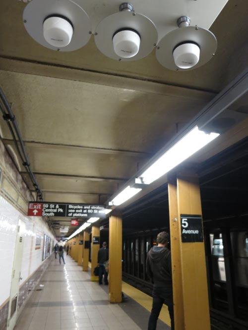 Fifth Avenue-59th Street Subway Station, Midtown Manhattan, April 24, 2013