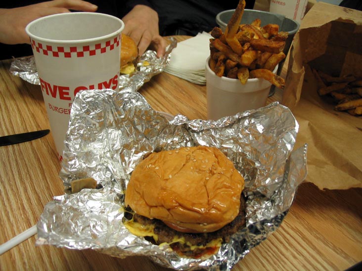 Five Guys Famous Burgers and Fries, 43 West 55th Street, Midtown Manhattan