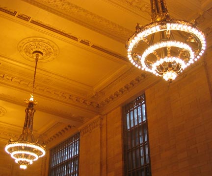 Vanderbilt Hall Chandeliers, Grand Central Terminal, Midtown Manhattan