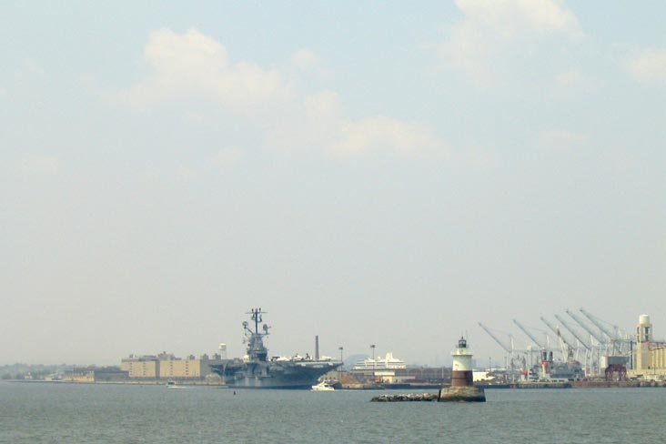 USS Intrepid Docked at Bayonne, New Jersey For Renovations, June 2, 2007