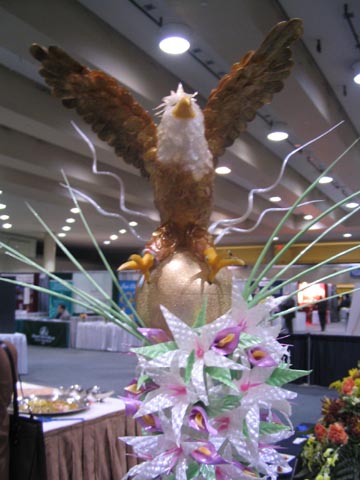 Eagle Sugar Sculpture, International Hotel/Motel & Restaurant Show Salon of Culinary Art, Javits Center, November 14, 2005
