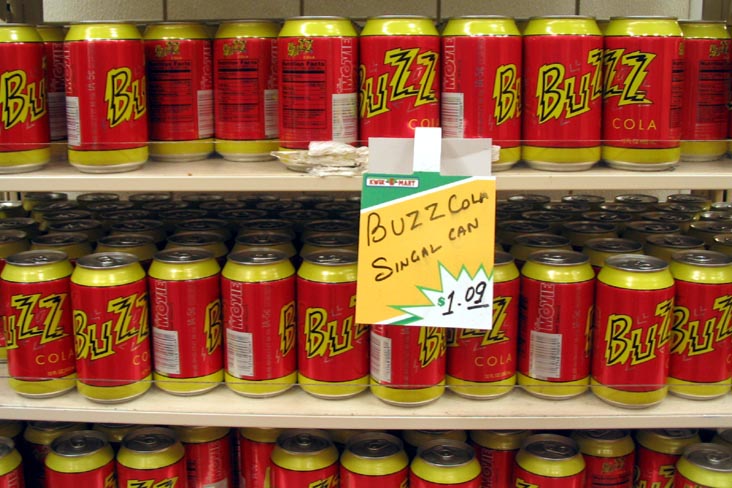 Buzz Cola, 7-Eleven Kwik-E-Mart, 345 West 42nd Street, Midtown Manhattan